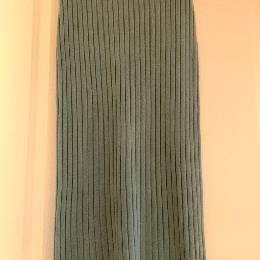 525 America green sweater skirt